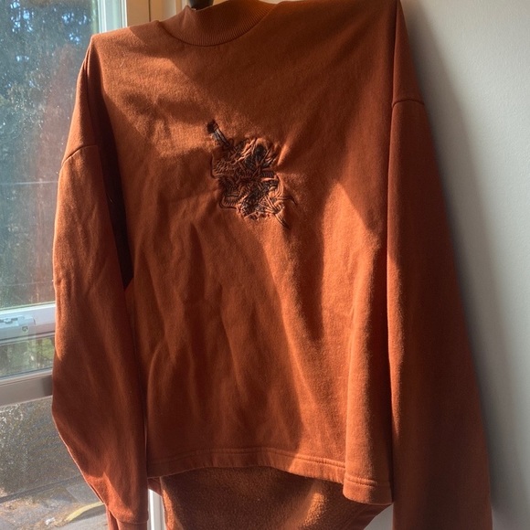 BURNT ORANGE DOOMSDAY CO. CREWNECK - Picture 5 of 6